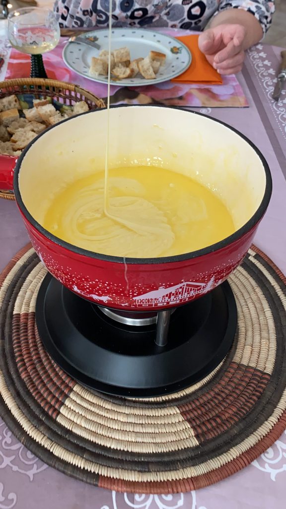Fondu de fondue fondante 